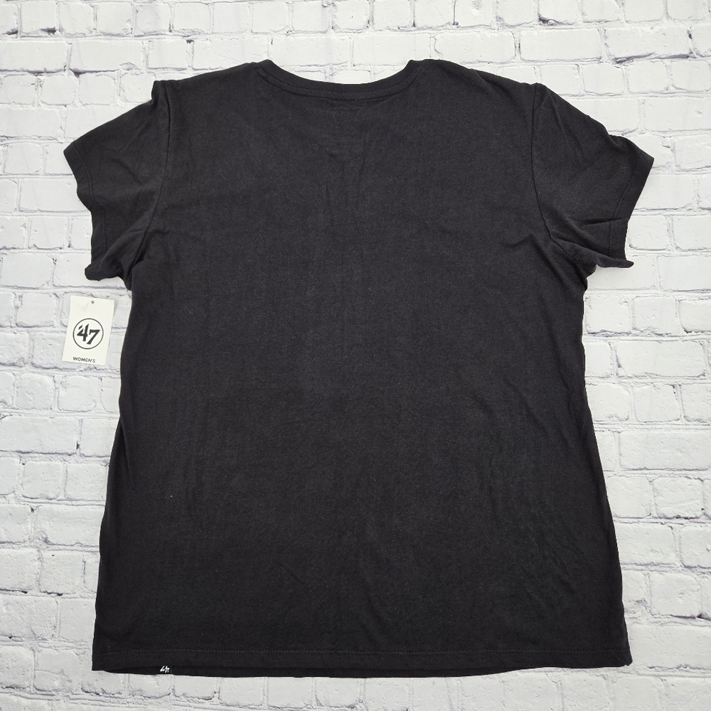 Las Vegas Ladies Raiders Black Football 47 Short-sleeved T-Shirt (NWT) - Picture 8 of 8